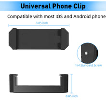 Load image into Gallery viewer, Universal Camera Travel Tripod Stand up to 140cm for Camera/Phone/Go Pro with Phone Mount