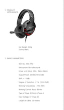 Load image into Gallery viewer, AWEI ES770i Wired Led Gaming Headphone With Microphone Stereo 7.1 Bass Sound Phone/Tablet/PS4/5/PC
