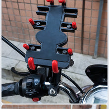 Load image into Gallery viewer, 360° Aluminium Motorcycle Bicycle Handle Bar Navigation Mobile Phone Mount