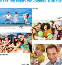 Load image into Gallery viewer, YUNTENG YT-9928N 2 in 1 Extra Long Extendable up to 47cm Selfie Stick Tripod Bluetooth, Phone Tripod Monopod with Wireless Remote Shutter and Tripod Stand Compatible Phone, Go Pro, Light Weight Camera