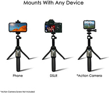 Load image into Gallery viewer, YUNTENG YT-9928N 2 in 1 Extra Long Extendable up to 47cm Selfie Stick Tripod Bluetooth, Phone Tripod Monopod with Wireless Remote Shutter and Tripod Stand Compatible Phone, Go Pro, Light Weight Camera