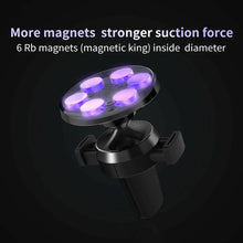 Load image into Gallery viewer, Leeioo Universal Strong Air Vent Magnetic Car Mount Holder with Longer Clip Arms