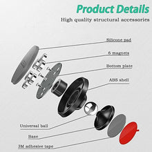 Load image into Gallery viewer, Leeioo Universal Strong Air Vent Magnetic Car Mount Holder with Longer Clip Arms