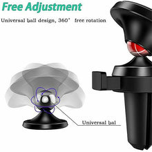 Load image into Gallery viewer, Leeioo Universal Strong Air Vent Magnetic Car Mount Holder with Longer Clip Arms
