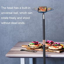 Load image into Gallery viewer, Premium Aluminum Phone Floor Stand Telescopic Height Adjustable 120cm ~ 170cm 360° Rotatable (Bracket Width~9cm)