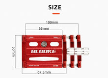 Load image into Gallery viewer, Aluminium Universal Mobile Phone Holder for Bike Bicycle Scooter Motorcycle Support Phone Size 6.7"