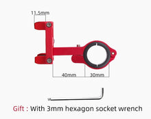 Load image into Gallery viewer, Aluminium Universal Mobile Phone Holder for Bike Bicycle Scooter Motorcycle Support Phone Size 6.7"