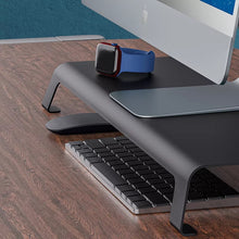 Load image into Gallery viewer, Home Office Ergonomic Aluminum Alloy Universal Desktop Monitor Computer Riser Stand