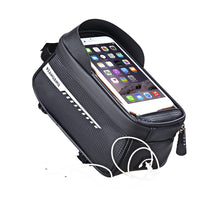 Load image into Gallery viewer, RZAHUAHU Waterproof Bicycle Phone Mount Bags Front Frame Top Tube Bag with Touchscreen Phone Holder Case (YA-001)