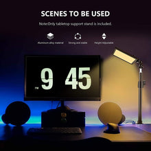 Load image into Gallery viewer, Table top Light Stand Clip Stand with 1/4inch Screw Adjustable Height 50-72cm, Aluminium Alloy