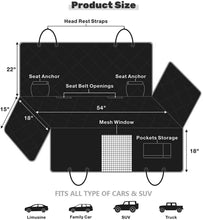 Load image into Gallery viewer, Premium Pet Car Seat Cover Hammock Non Slip Protector Mat Waterproof Cat Dog Back