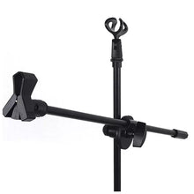 Load image into Gallery viewer, Tripod Floor Stand Professional Swing Boom Extendable Dual Microphone Holder Height Adjustable