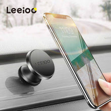 Load image into Gallery viewer, LEEIOO Swivel Grip 360° Rotation Mini Magnetic Dashboard Mobile Phone Holder with 3M Tape for Phone and Mini Tablet