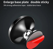 Load image into Gallery viewer, LEEIOO Swivel Grip 360° Rotation Mini Magnetic Dashboard Mobile Phone Holder with 3M Tape for Phone and Mini Tablet
