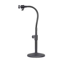 Load image into Gallery viewer, Multipurpose Flexible Goose Neck Phone Desk Stand Holder for Photo Filming with Bluetooth Remote Shutter