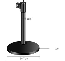 Load image into Gallery viewer, Multipurpose Flexible Goose Neck Phone Desk Stand Holder for Photo Filming with Bluetooth Remote Shutter