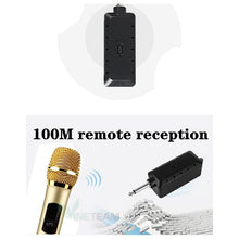 Load image into Gallery viewer, Wireless Microphones UHF Wireless Wave For Amplifier Karaoke Support 3.5/6.5mm Jack (Set of 2)