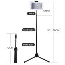 Load image into Gallery viewer, Phone & Tablet Flexi Gooseneck Floor Stand with Height Adjustable from 70cm - 145cm