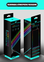 Load image into Gallery viewer, RGB Fabric Luminous Mouse Pad Colorful Glowing USB LED Non-slip RGB 14 Lights Mode Anti Slip USB Powered (400*900*4mm)