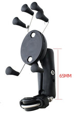 Load image into Gallery viewer, Motorcycle Road Bicycle 360° Rotatable Universal Phone Mount with Spider Grips up to 9.8cm Wide