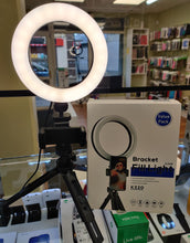Load image into Gallery viewer, 16cm Live Dimming Ring LED Beauty 3 Light Mode Selfie Light with Height Adjustable Tripod