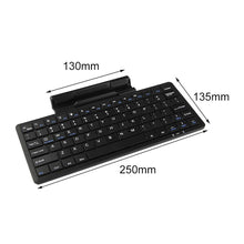 Load image into Gallery viewer, Universal Bluetooth Wireless Keyboard with Stand Built In Rechargeable Battery for Phone & Tablet