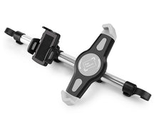 Load image into Gallery viewer, Universal Adjustable Alloy 360° Car Back Seat Phone Holder & Tablet Holder 2 in 1 up to Size 14.0"