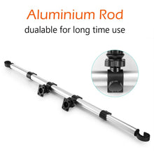 Load image into Gallery viewer, Universal Adjustable Alloy 360° Car Back Seat Phone Holder & Tablet Holder 2 in 1 up to Size 14.0"