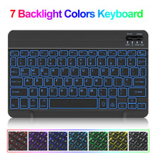 Load image into Gallery viewer, Bluetooth Wireless Keyboard Smart Case with 7 LED Backlight and Protective Case for iPad 10.9"/11.0" Pro