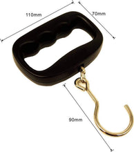 Load image into Gallery viewer, Digital Hand Gripped Portable Weighing Scale 50Kg Luggage Hook Type (Black)