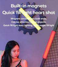 Load image into Gallery viewer, RGB Handheld LED Video Light Wand Stick Photography 4000mAh Battery With APP Remote Control 1000 Lumens Adjustable 3200K-9000K