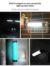 Load image into Gallery viewer, RGB Handheld LED Video Light Wand Stick Photography 4000mAh Battery With APP Remote Control 1000 Lumens Adjustable 3200K-9000K