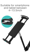 Load image into Gallery viewer, Universal Lazy Tablet Phone Mount Folding Long Arm for Bed Tablet