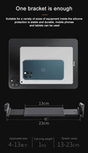 Load image into Gallery viewer, 360° Rotation Long Arm Alloy Phone/Tablet Holder up to 13", 3~Shaft Design Multi Angle Adjustable