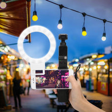 Load image into Gallery viewer, 4.5" Universal 3-Mode Rechargeable Selfie Led Fill Light Camera Photography For Phone