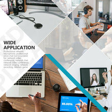 Load image into Gallery viewer, 360° Omni-Directional Microphone USB PC Conference Meeting Noise Echo Canceling