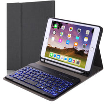 Load image into Gallery viewer, Bluetooth Wireless Keyboard Smart Case with 7 LED Backlight and Protective Case for iPad 7/8/9th Gen 10.2"