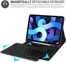 Load image into Gallery viewer, Bluetooth Wireless Keyboard Smart Case with 7 LED Backlight and Protective Case for iPad 10.9"/11.0" Pro