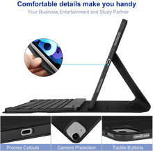 Load image into Gallery viewer, Wireless Bluetooth Keyboard Smart Case For iPad Air 10.9"/ iPad Pro 11.0" With Pencil Holder