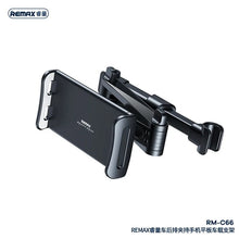 Load image into Gallery viewer, REMAX Retractable Car Back Seat Headrest Clip Holder Support for Phone & Tablet Support up to 11" Inch
