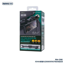 Load image into Gallery viewer, REMAX Retractable Car Back Seat Headrest Clip Holder Support for Phone & Tablet Support up to 11" Inch