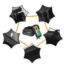 Load image into Gallery viewer, RZAHUAHU 7" Mobile Phone Bike Front Frame Bag Waterproof Touch Screen EVA Hard Shell Top Tube Storage Bag (YA-464)