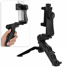 Load image into Gallery viewer, Universal 360° Mobile Phone Holder Tripod Handheld Stabilizer Hand Grip Mount & Bluetooth Shutter