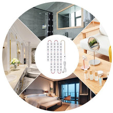 Load image into Gallery viewer, 14 Strings 42 Beads Vanity Mirror Lights, Hollywood Style, Ultra Bright White, Dimmable Touch Control