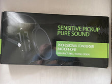 Load image into Gallery viewer, USB Condenser Microphone HIFI DSP Noise Reduction Reverberation Adjustable Built-In Sound Card