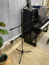 Load image into Gallery viewer, Phone & Tablet Flexi Gooseneck Floor Stand & Swing Boom Microphone Holder Height Adjustable from 75cm to 140cm