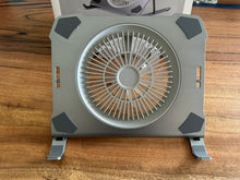 Load image into Gallery viewer, Universal Foldable Laptop & Tablet Stand Ergonomic Height Adjustable Stand with Big LED Cooling Fan