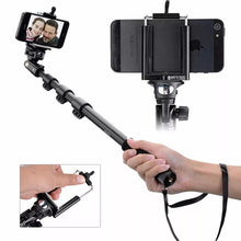 Load image into Gallery viewer, YUNTENG YT-188 Handheld Extendable Pole Selfies Camera Monopod Selfie Stick for Phone/Go Pro**