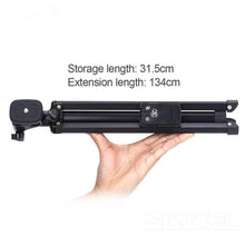 Load image into Gallery viewer, YUNTENG 1688 3 in 1 Bluetooth Portable Selfie Stick Mini Tripod For Phone/Tablet/Light Camera Height up to 134cm