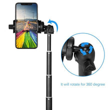 Load image into Gallery viewer, YUNTENG 9928 2-in-1 Mini Tripod Selfie Stick Phone Holder Remote Control for Camera Go Pro Phone up to Size 6.5"